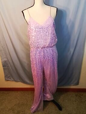 Double Crazy pink Cami style jumpsuit